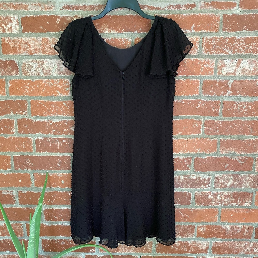 🔥J. Crew Black Dotted Swiss Dress - Picture 2 of 6